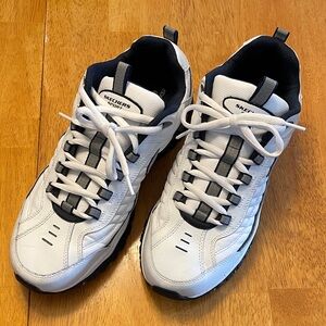 Skechers Men's Energy Afterburn Leather Sneakers (Lightly Worn)
